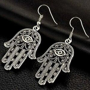 HAMSA DROP EARRINGS